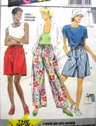 3790 SO EZ FLARE PANTS, SHORTS PATTERN 8-18